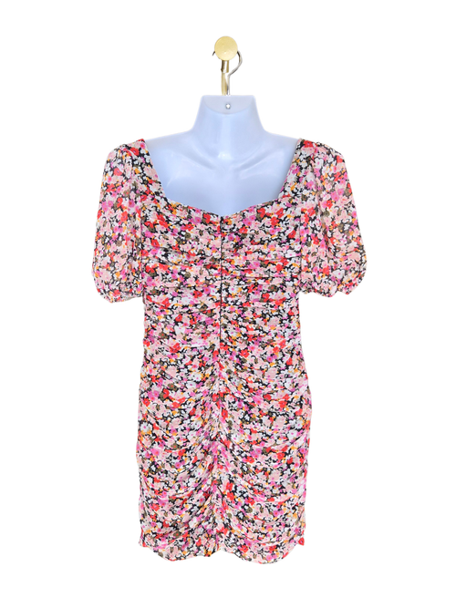 Forever New Petite Floral Ruched Mini Dress – Size S (Petite)