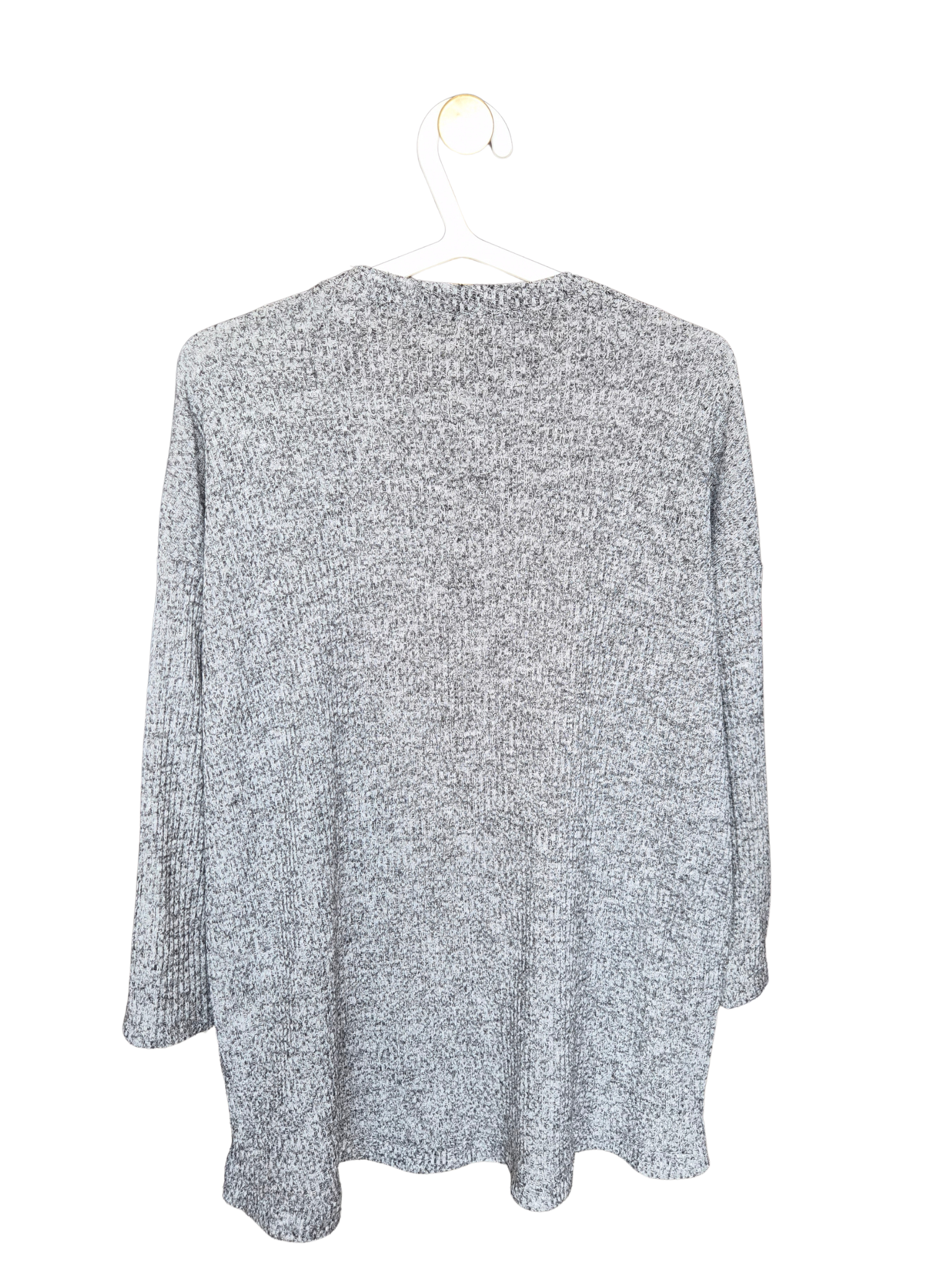 Pull&Bear Open Front Knit Cardigan | Grey Marl | Size S