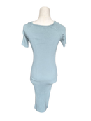 Ribbed Knit Midi Dress – Powder Blue Size S