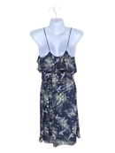 Navy Floral Ruffle Cami Dress – Size S