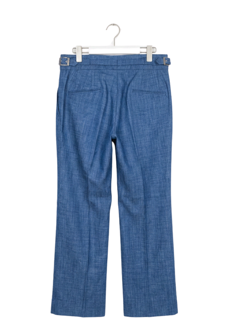 Tailored Blue Wide-Leg Trousers – Size M