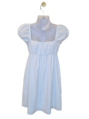 H&M White Puff Sleeve Mini Dress