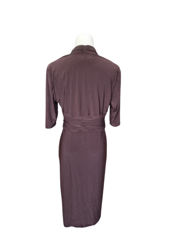 Jones New York Draped Buckle Dress Size US12 / L