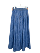 Boho Chambray Maxi Skirt