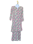 Pure Glamour Floral Baju Kurung Set – Size 38 (Approx. M)