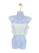 SHEIN Daisy Knit Crop Cami – Size M
