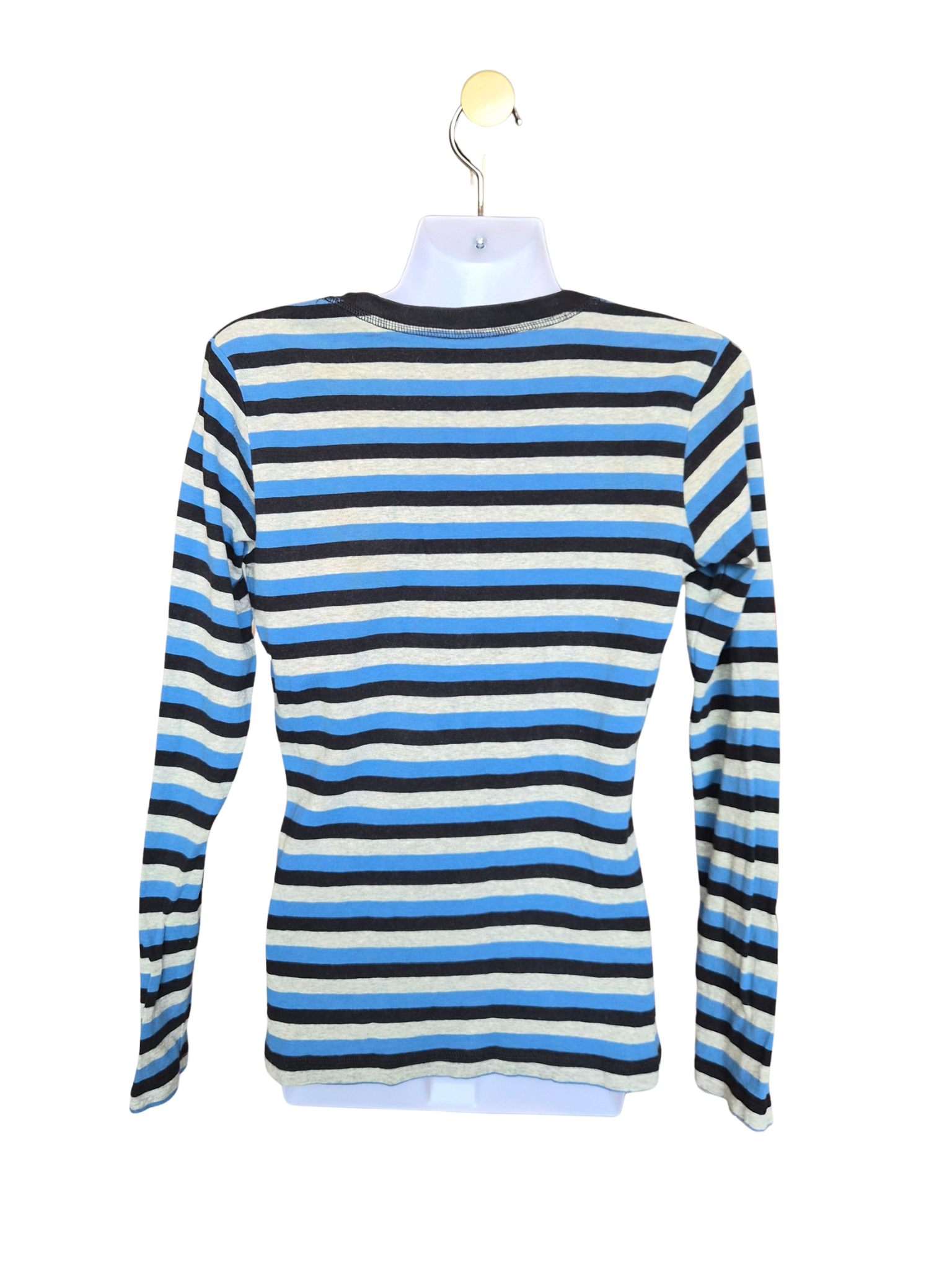 Goggles Blue Striped Long Sleeve Top – Size L