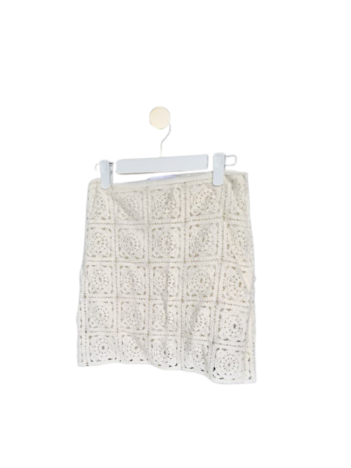 Mango (MNG) Crochet Knit Mini Skirt – Size XS (Brand new)