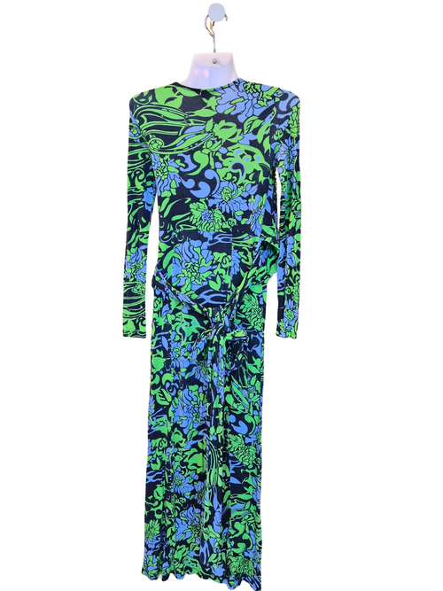 H&M Floral Twist Maxi Dress – Size XS (EUR 32 / US 2)