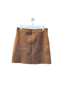 Zulu & Zephyr Brown Wrap Mini Skirt