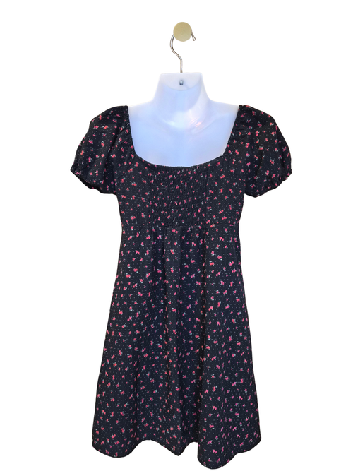 P&Co Floral Puff Sleeve Mini Dress – Size S