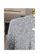 Pull&Bear Open Front Knit Cardigan | Grey Marl | Size S