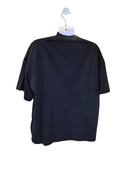 IDLT Black Oversized Mock Neck T-Shirt – Size M