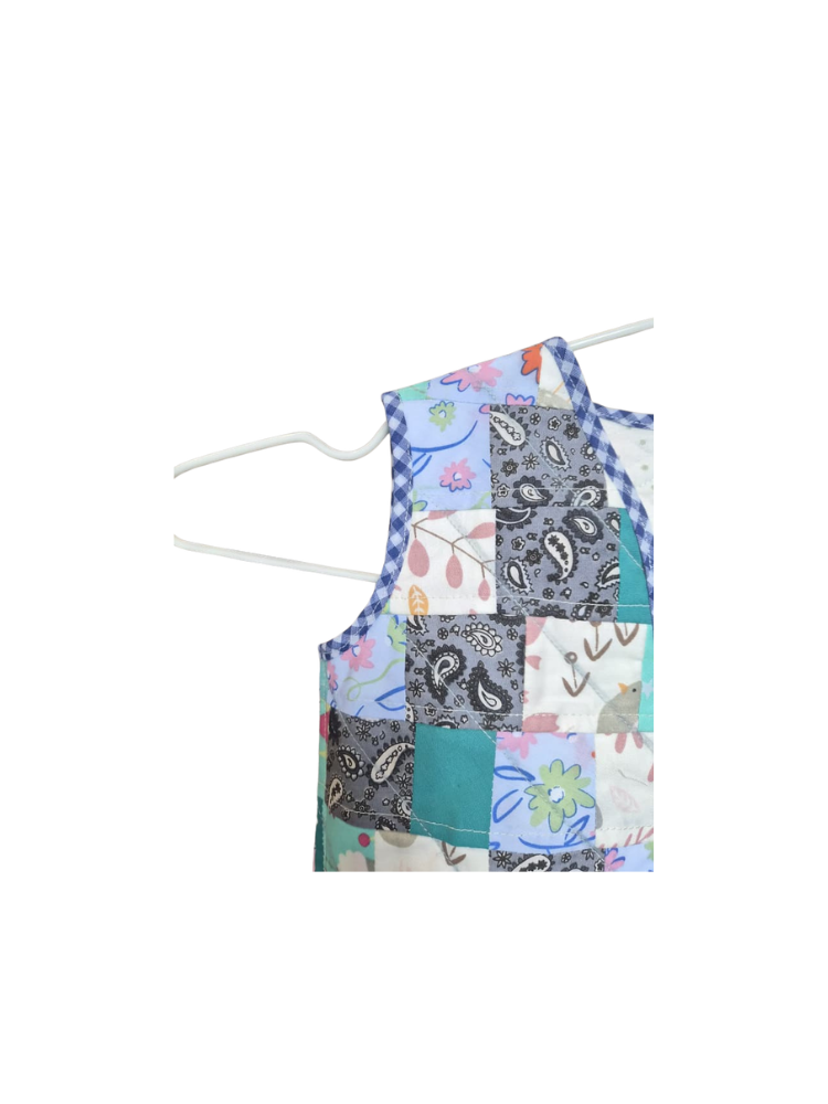 Handmade Patchwork Quilted Kids Vest (Brand New)