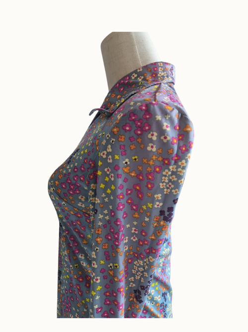 Floral Collared Tunic Top – Size L