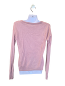 Soft Pink Waffle Knit Sweater – Size S (estimated)