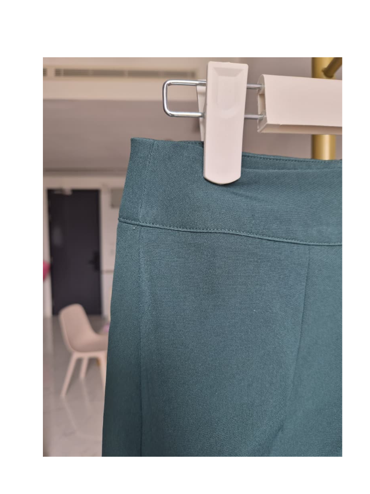 ZALORA Work Teal Pencil Skirt – Size XS