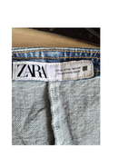 Zara Acid Wash Denim Crop Vest – Size XS (EU XS / US XS / MX 24)