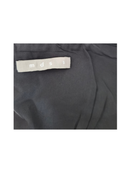MDS Black Ruffle Mini Dress with Ribbon Tie Straps