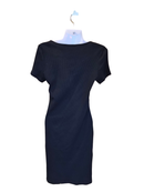 Cotton On Black Ribbed Bodycon Dress – Size M