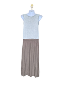 Witchery Fourteen Grey & Taupe Maxi Dress – Size 14