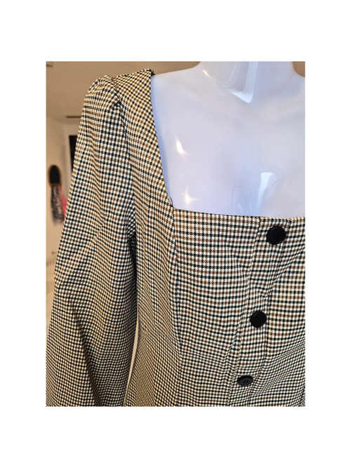 RIHOAS Houndstooth Mini Dress (Brand New)