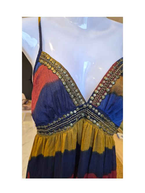 Forever 21 Boho Maxi Dress with Beaded Detail
