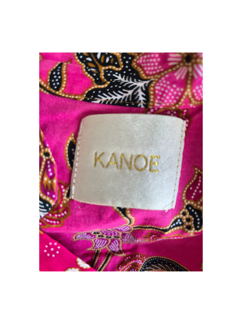 KANOE Pink Batik Wrap Dress – Size S/ XS
