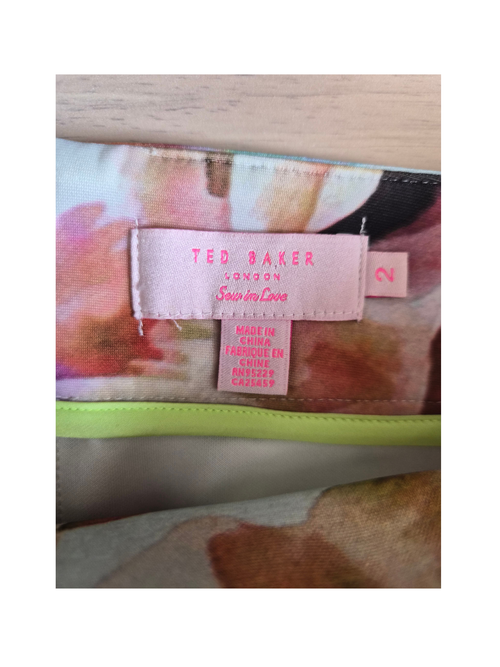 Ted Baker London Floral Pencil Skirt – Size 2 (UK 10 / M)
