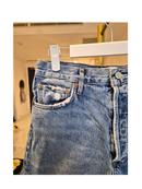 AGOLDE Distressed Denim Shorts