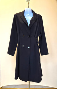 Black Double-Breasted Blazer Dress – Size XXL